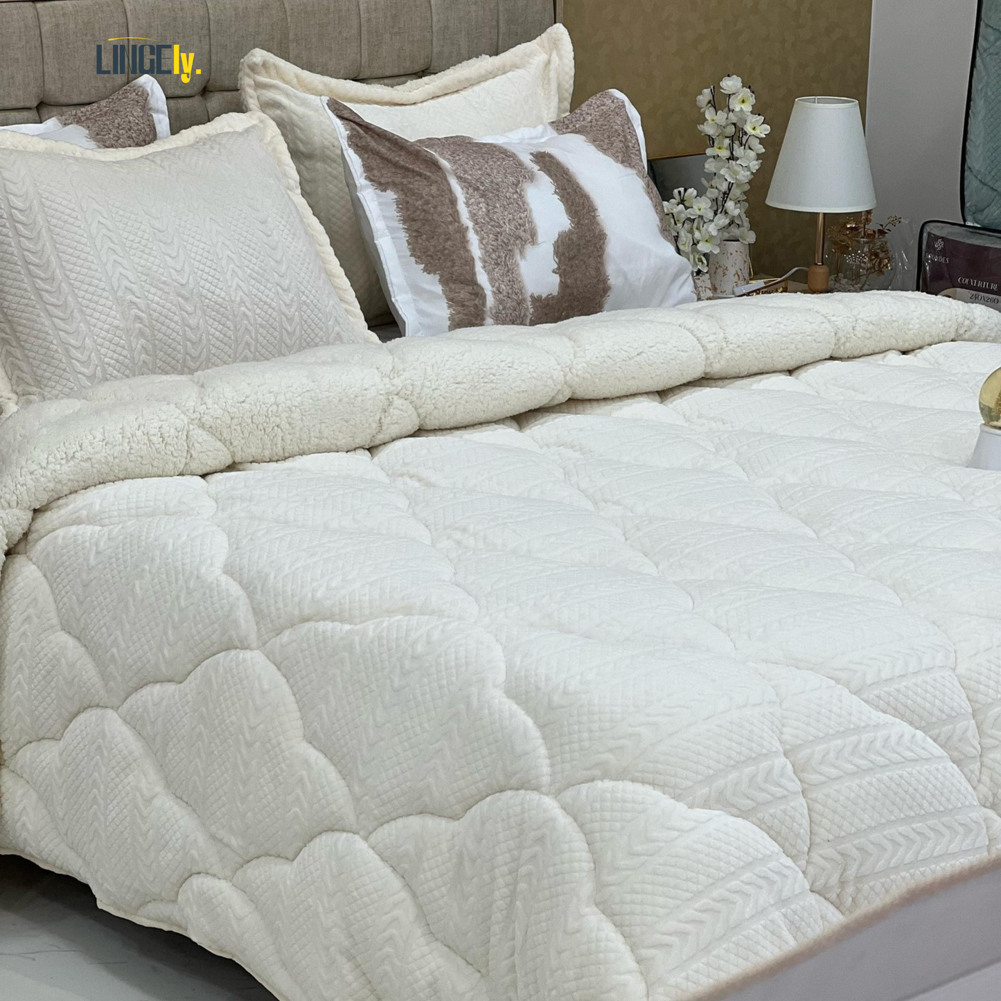 Couette Eva 2 places – 5 pièces – Qualité premium