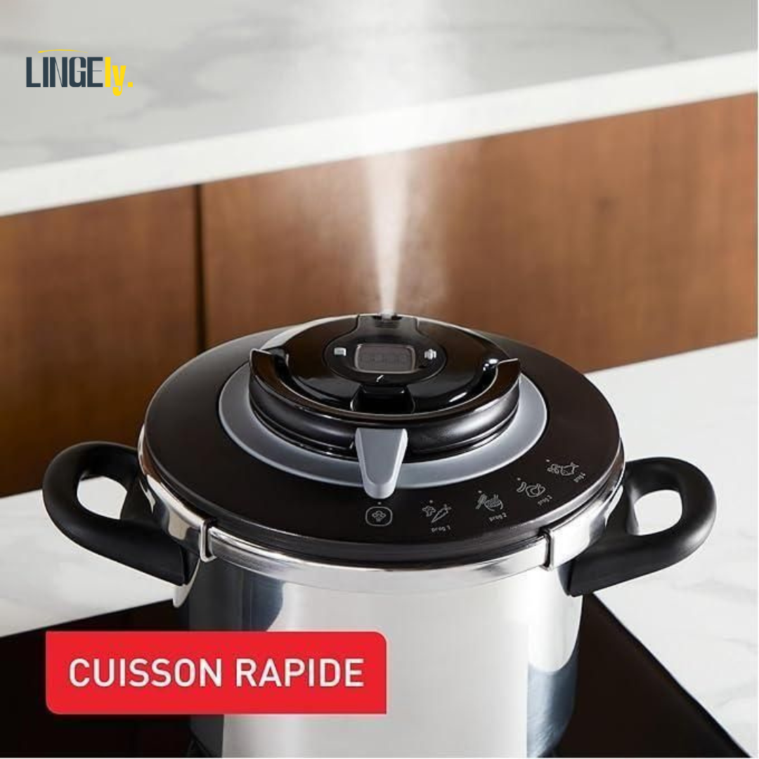 Seb Cocotte-Minute Clipso+ CHEF Induction Inox