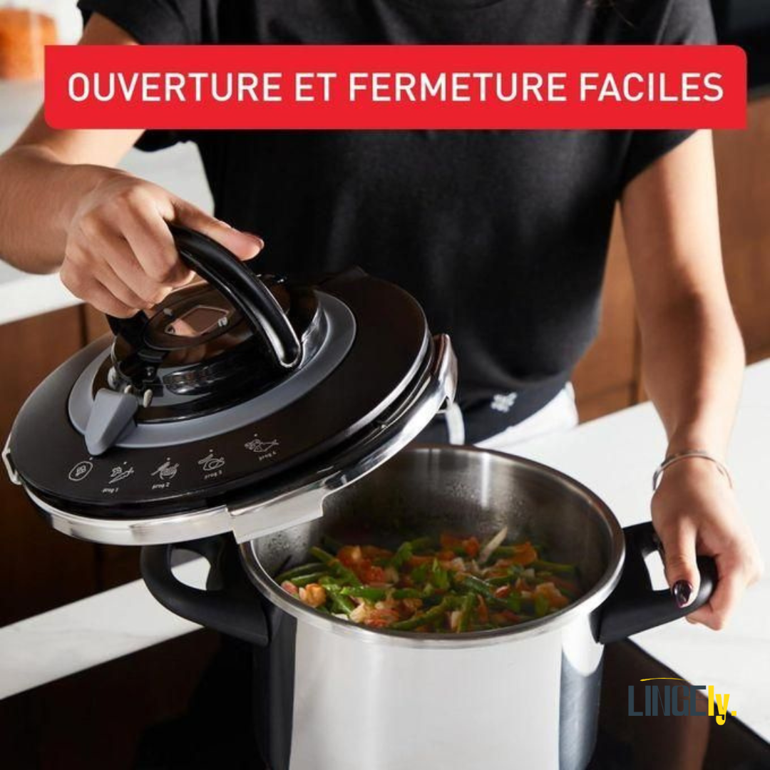 Seb Cocotte-Minute Clipso+ CHEF Induction Inox