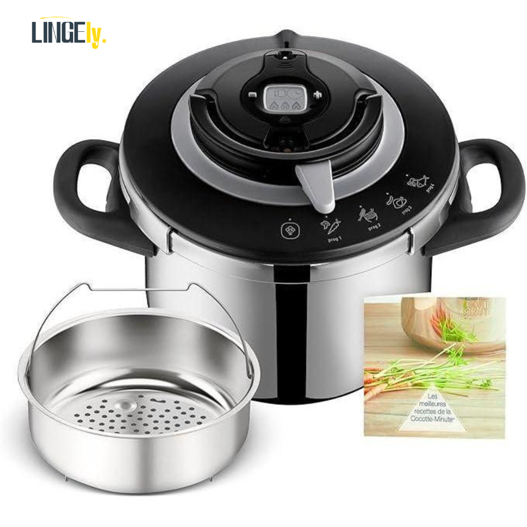 Seb Cocotte-Minute Clipso+ CHEF Induction Inox