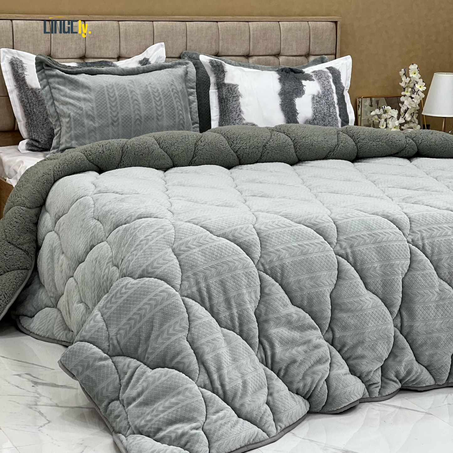 Couette Eva 2 places – 5 pièces – Qualité premium