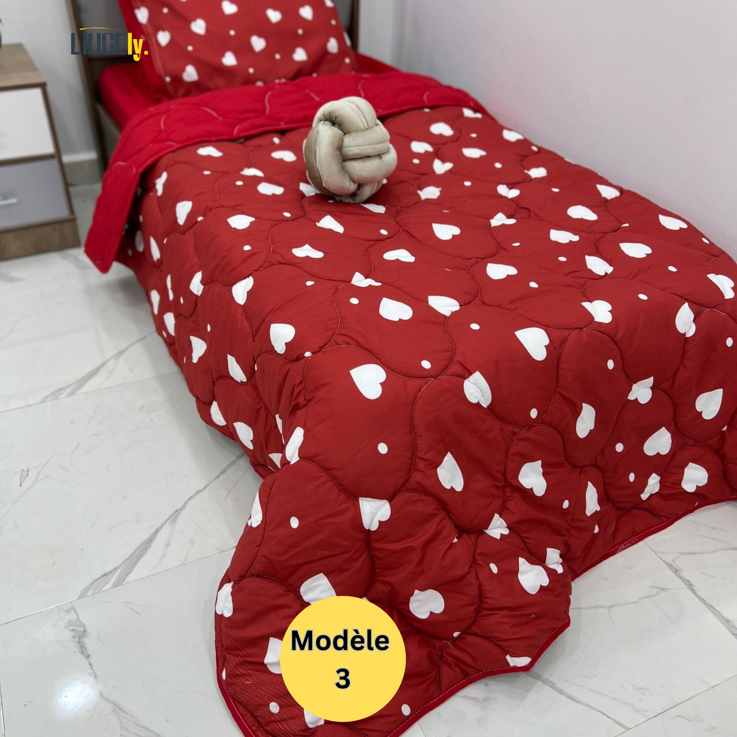 Couette 1 Place 3 Pièces – Qualité Premium
