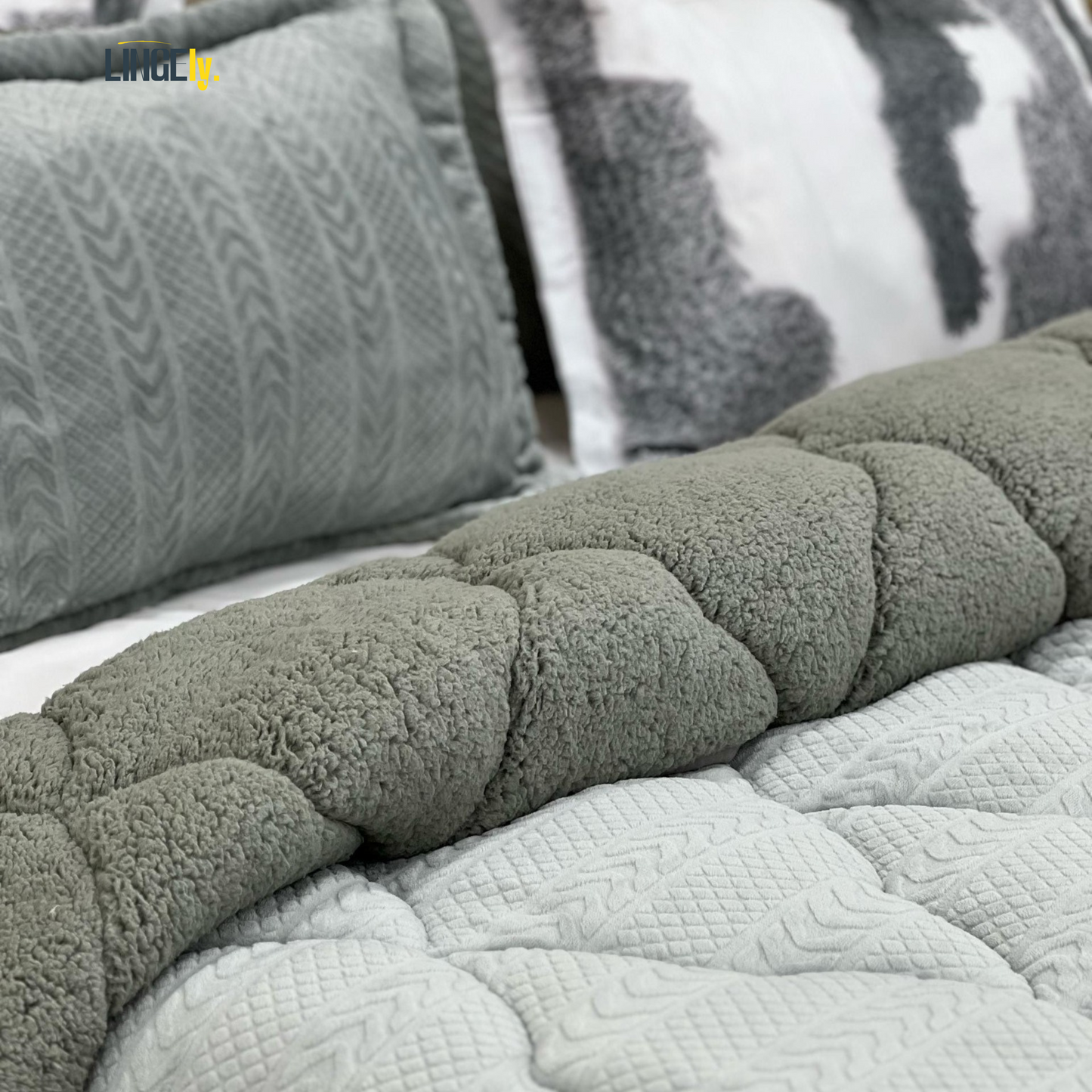 Couette Eva 2 places – 5 pièces – Qualité premium