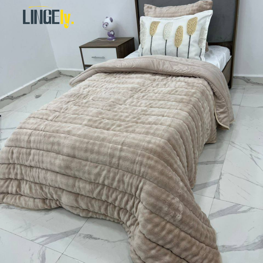 Couette Premium 1 Place-3 Pièces (Couette + 2 Taies)