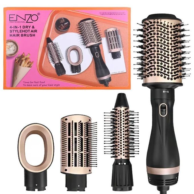 فرشاة حرارية متعددة الوظائف 4 في 1 من ENZO Professional