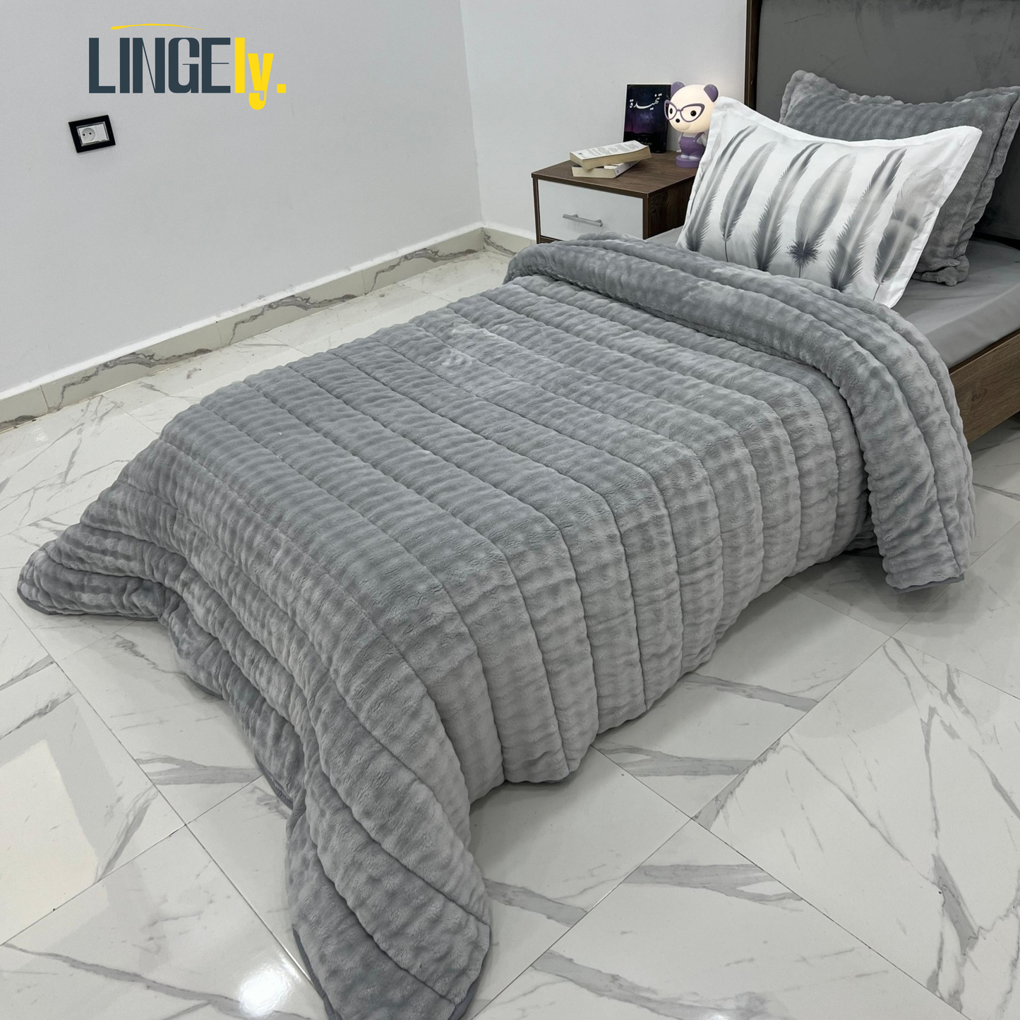 Couette Premium 1 Place-3 Pièces (Couette + 2 Taies)