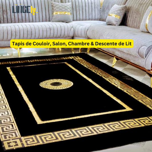 Tapis de Couloir, Salon, Chambre & Descente de Lit – Plusieurs Couleurs & Dimensions Disponibles