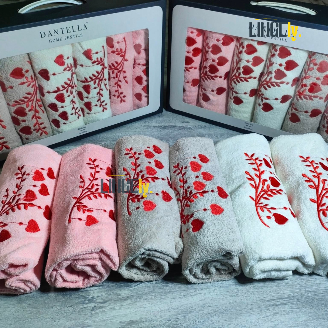 Ensemble de Serviettes de Bain 6 Pièces