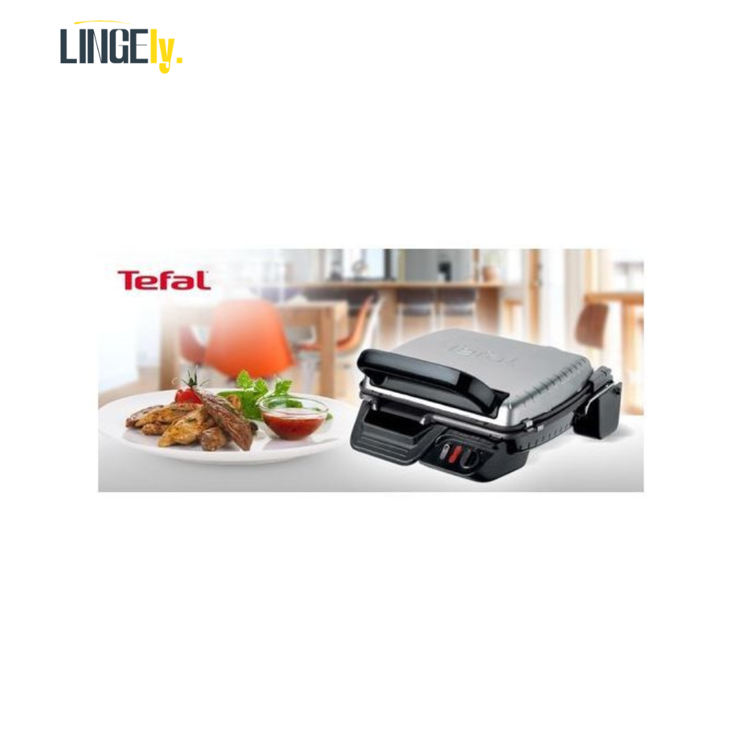 Tefal Grille Viande 3 En 1  multifonction  /Panini / Barbecue/ Ultracompact - 2000 W Noir