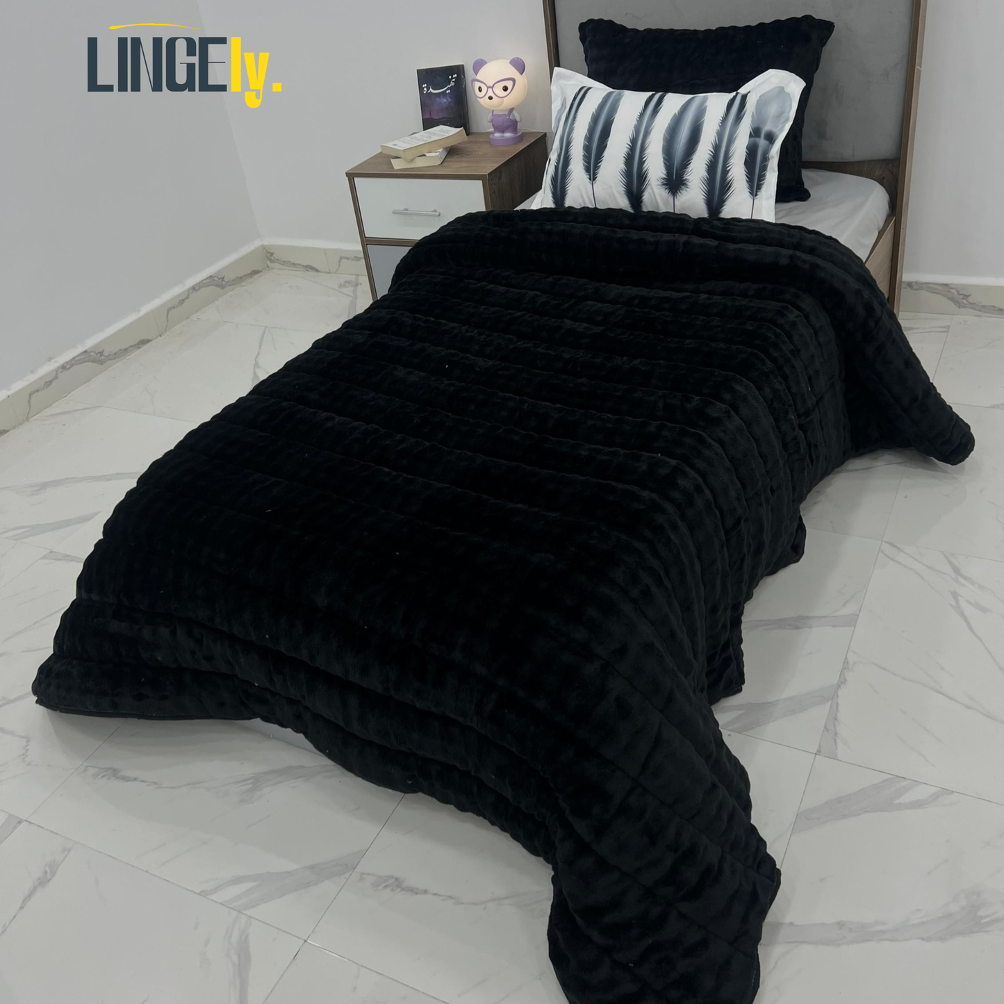 Couette Premium 1 Place-3 Pièces (Couette + 2 Taies)