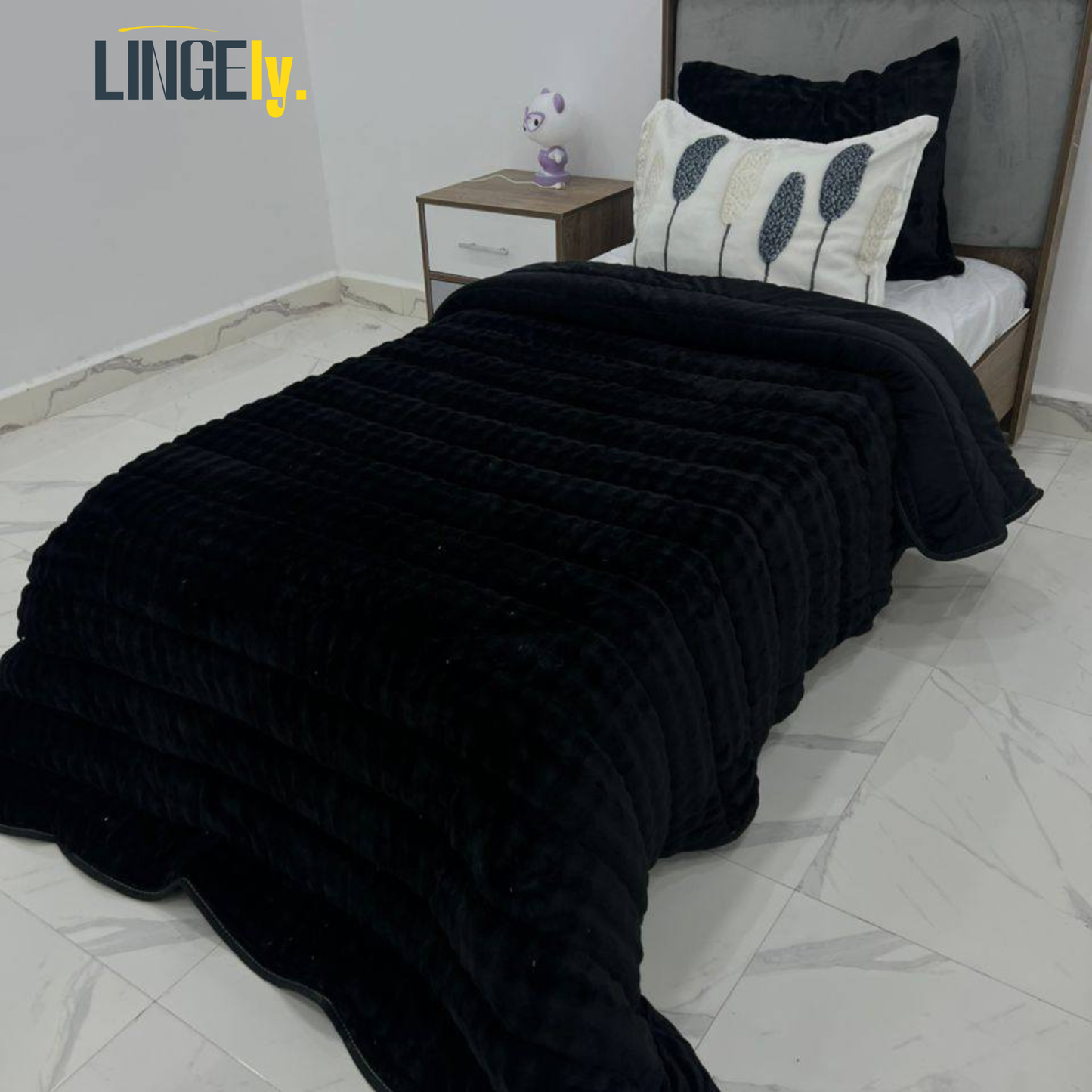 Couette Premium 1 Place-3 Pièces (Couette + 2 Taies)