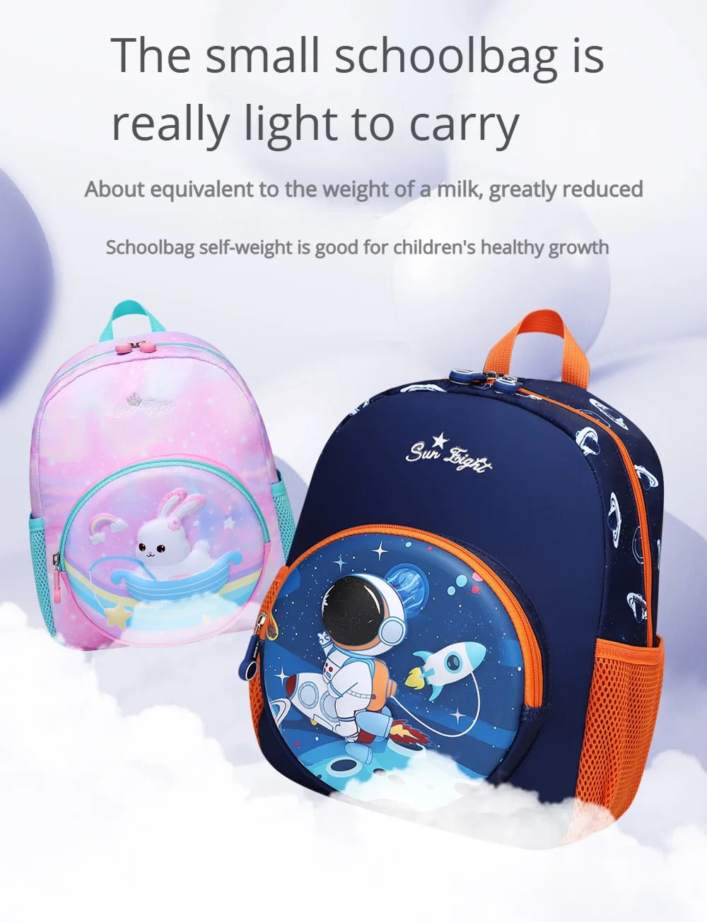 Cartable pour Enfants SUN Eentos 3D Cartoon 🌟 حقيبة ظهر مدرسية للأطفال